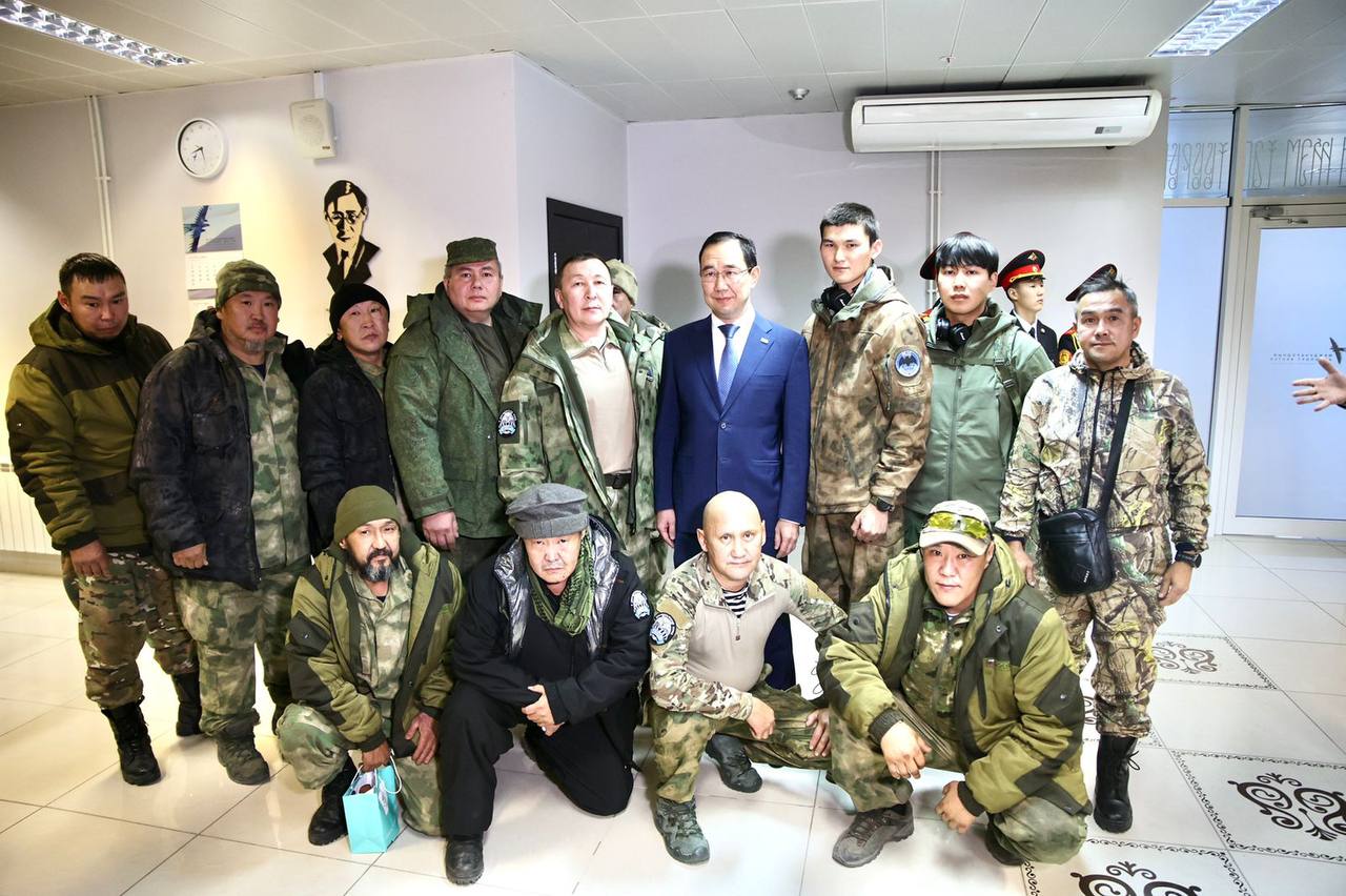 Бойцы добровольческого отряда «Боотур» вернулись из зоны СВО в Якутию
