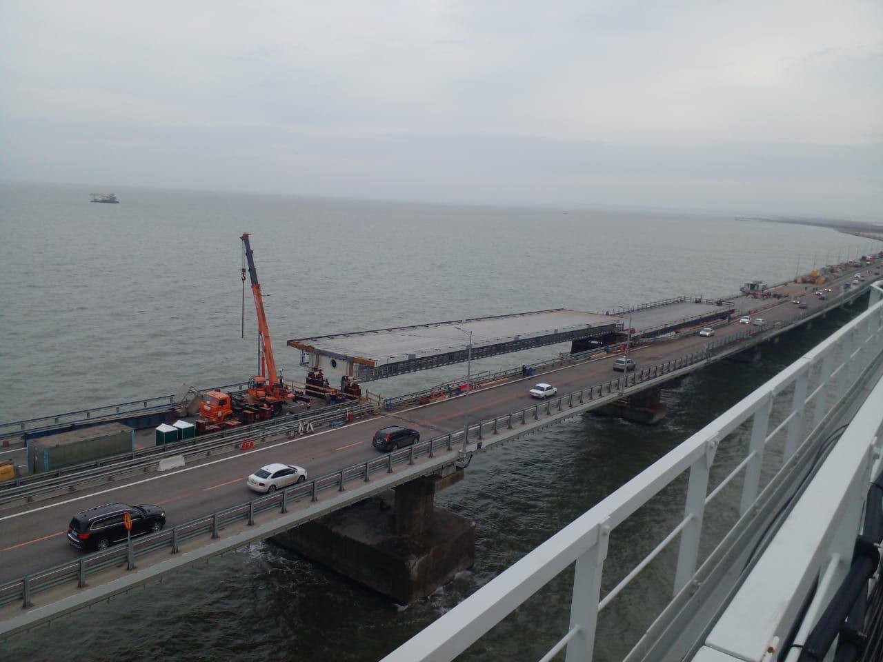 Марат Хуснуллин: Завершили надвижку всех четырех пролетных строений Крымского моста
