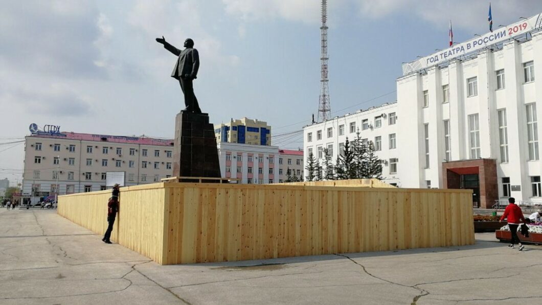 Памятник Ленину в Якутске реконструируют к 2023 году