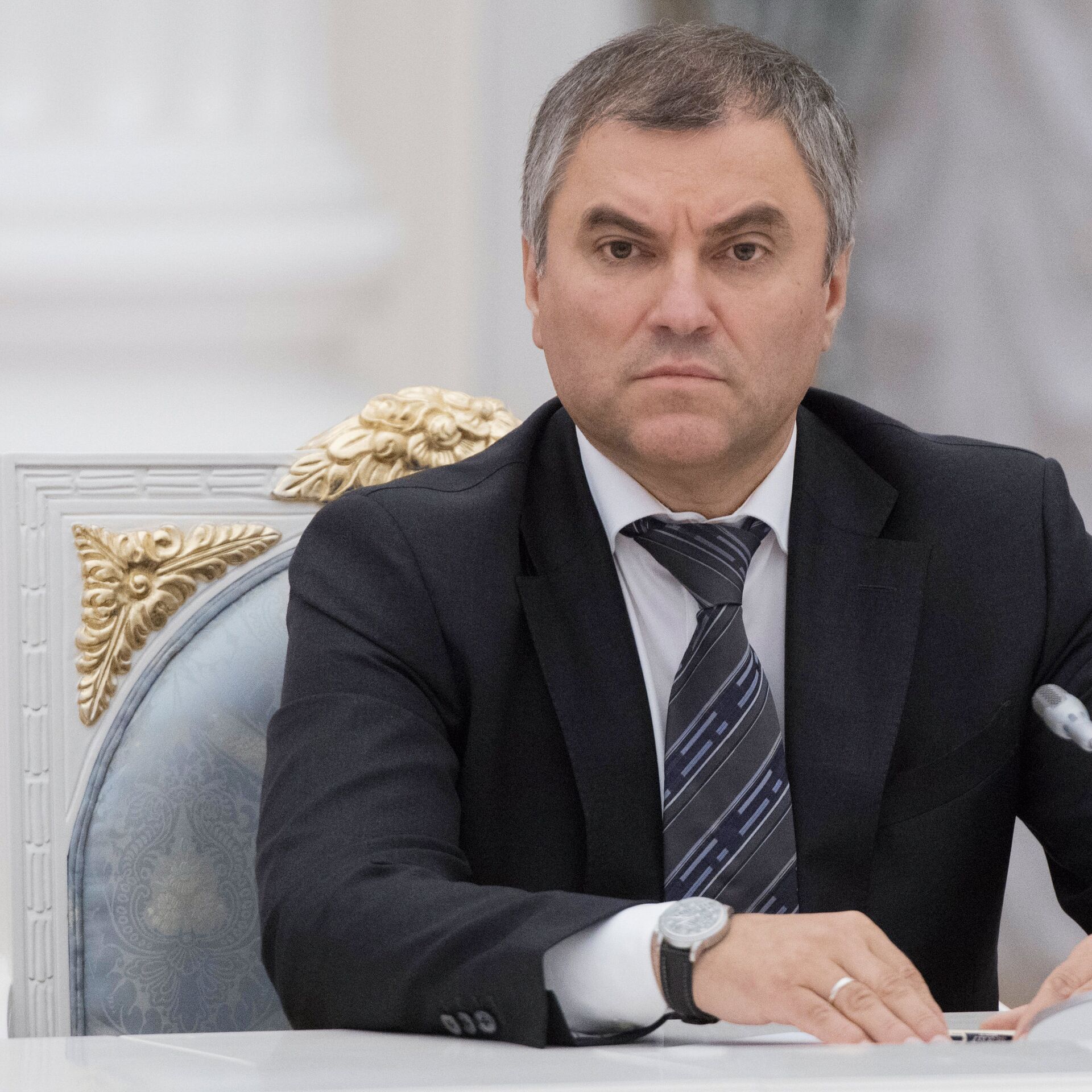Вячеслав Володин предложил увеличить налоги для покинувших страну россиян