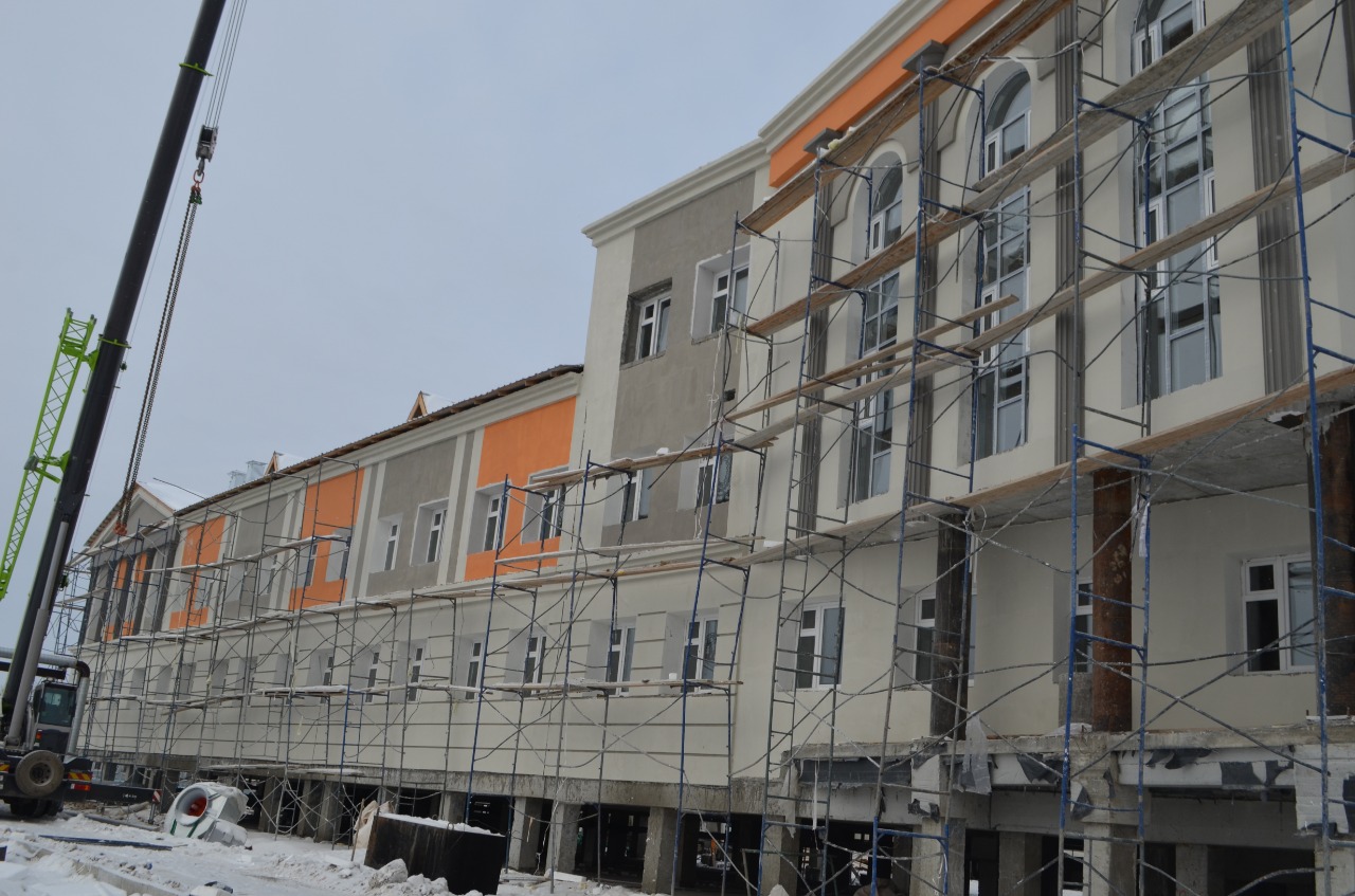 Строительство школы завершают в Усть-Алданском районе Якутии