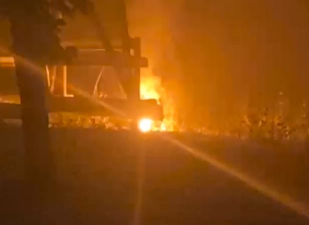 Возгорание произошло на высоковольтной линии в Нижнем Бестяхе в Якутии