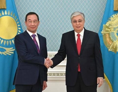Глава Якутии Айсен Николаев встретился с президентом Казахстана Касым-Жомартом Токаевым