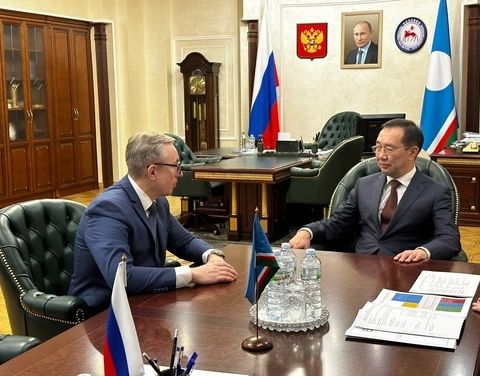 Глава Якутии встретился с послом по особым поручениям МИД РФ Николаем Корчуновым