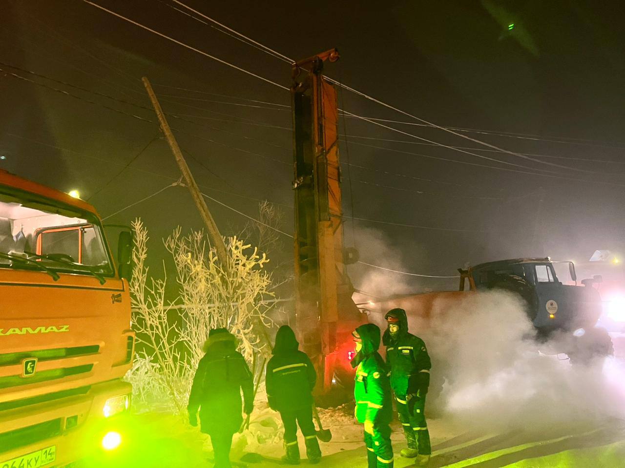 Аварию устранили на трансформаторе электроэнергии на Сергеляхском шоссе в Якутске