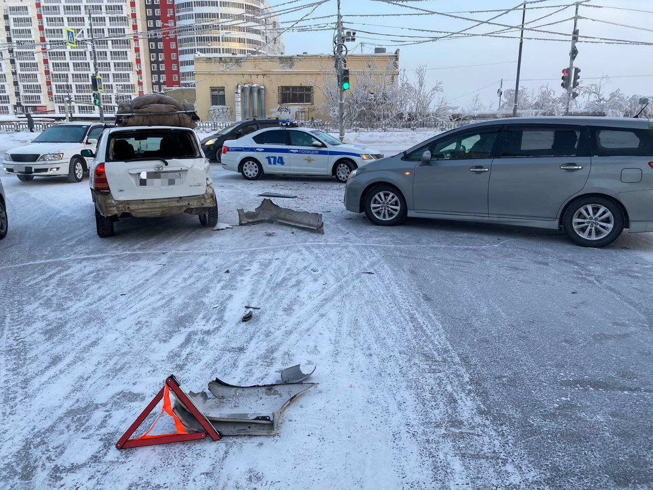 Два ребенка пострадали в ДТП в столице Якутии