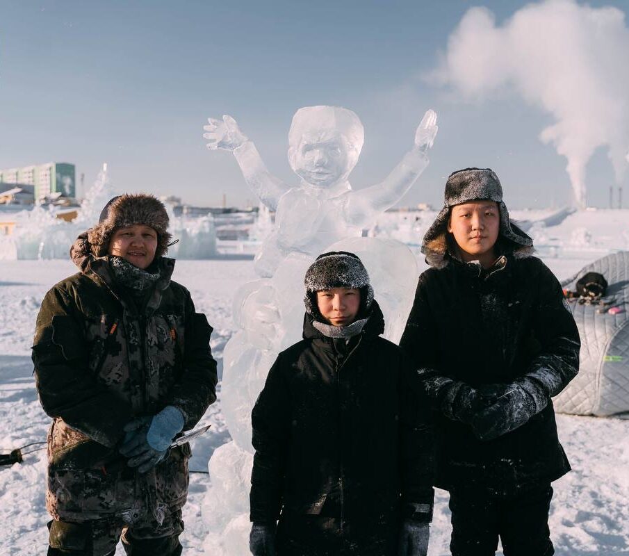 Конкурс ледовых скульптур «Мы – дети севера» прошел в Якутске