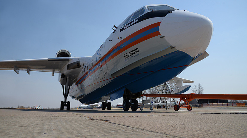 Два самолета Бе-200 прибудут в Якутию в пожароопасный сезон
