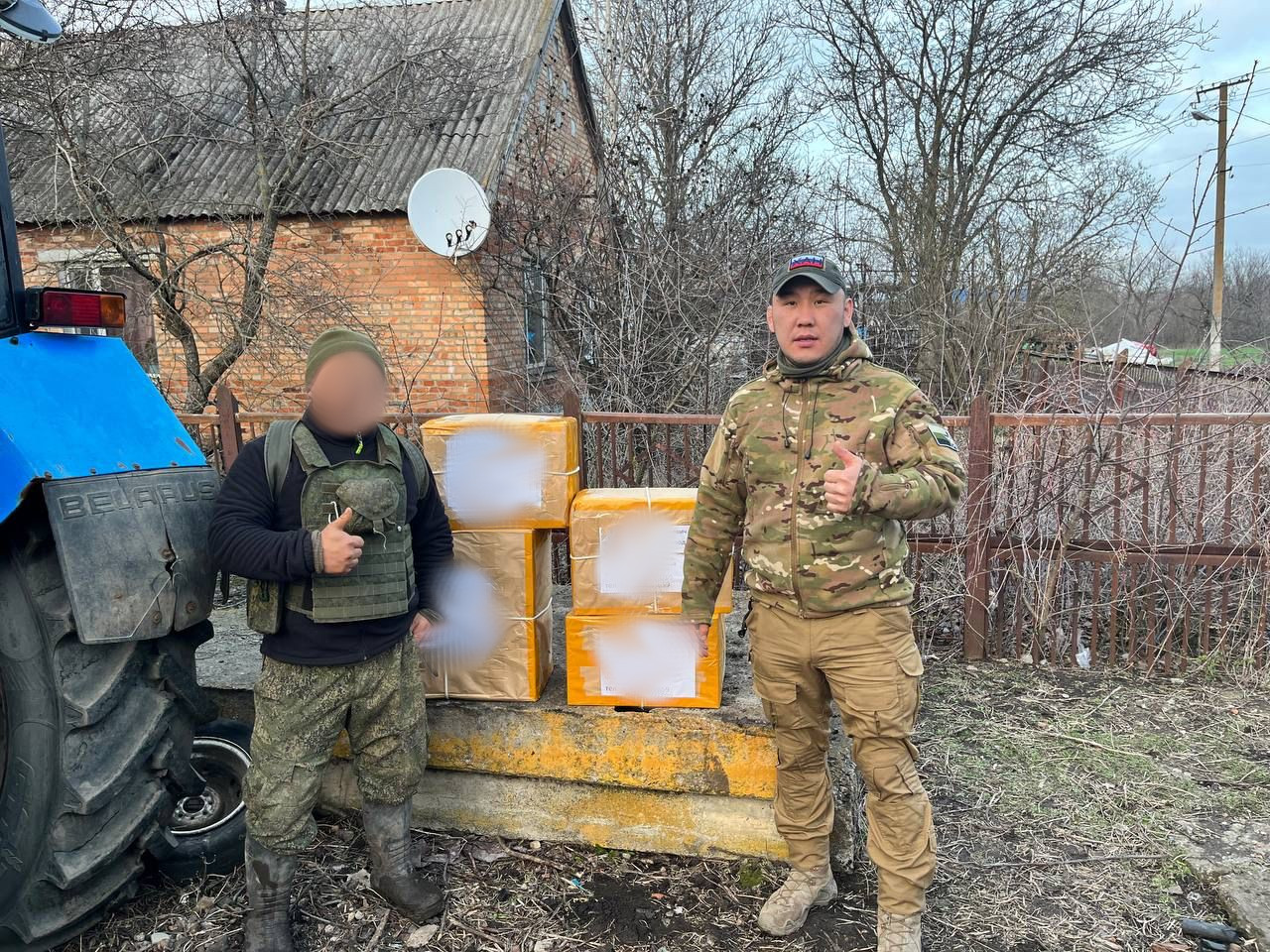 Партию гумпомощи из Якутии доставили военнослужащим в зоне СВО