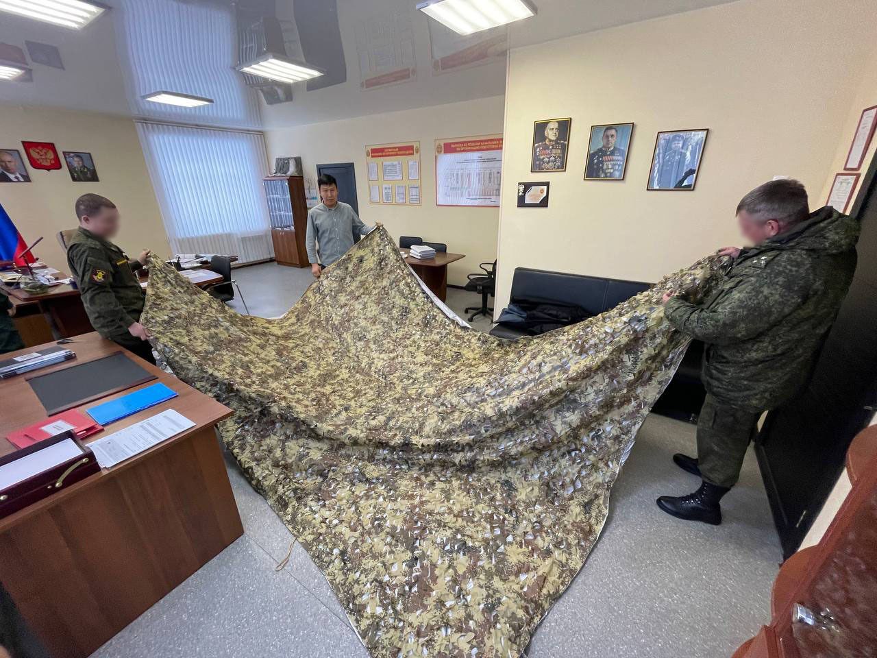 Якутия направила защитные пологи от тепловизоров бойцам в зоне СВО