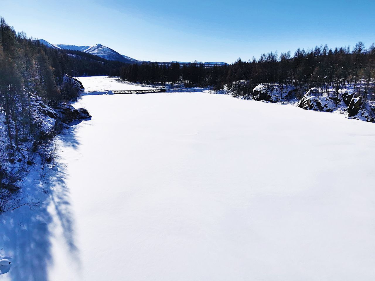 Запасы воды в снеге отмечаются на 30-70% больше нормы в бассейнах рек Лена, Алдан и Амга в Якутии