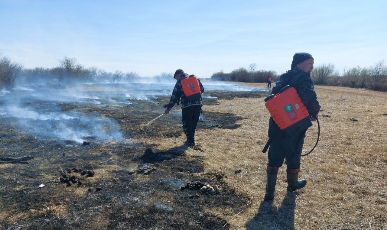 Один ландшафтный пожар ликвидировали в Якутии за сутки