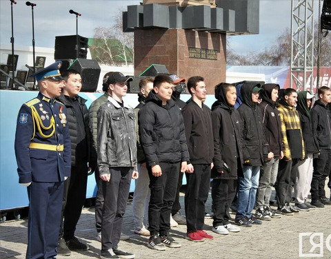 Торжественные проводы призывников состоялись в Якутске