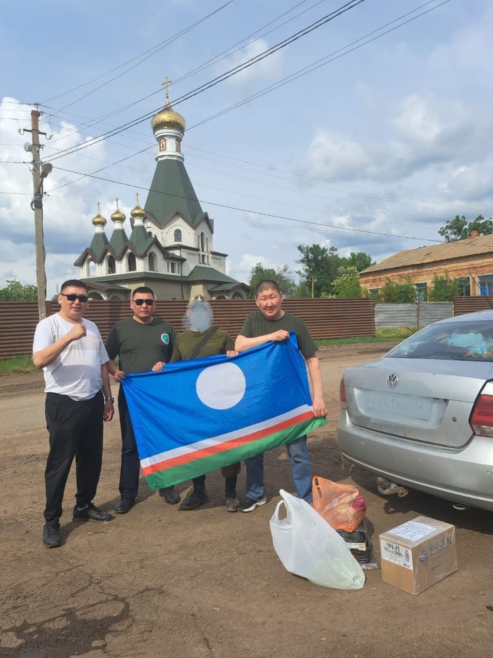 Делегация Минэкологии Якутии посетила военнослужащих-земляков в зоне СВО