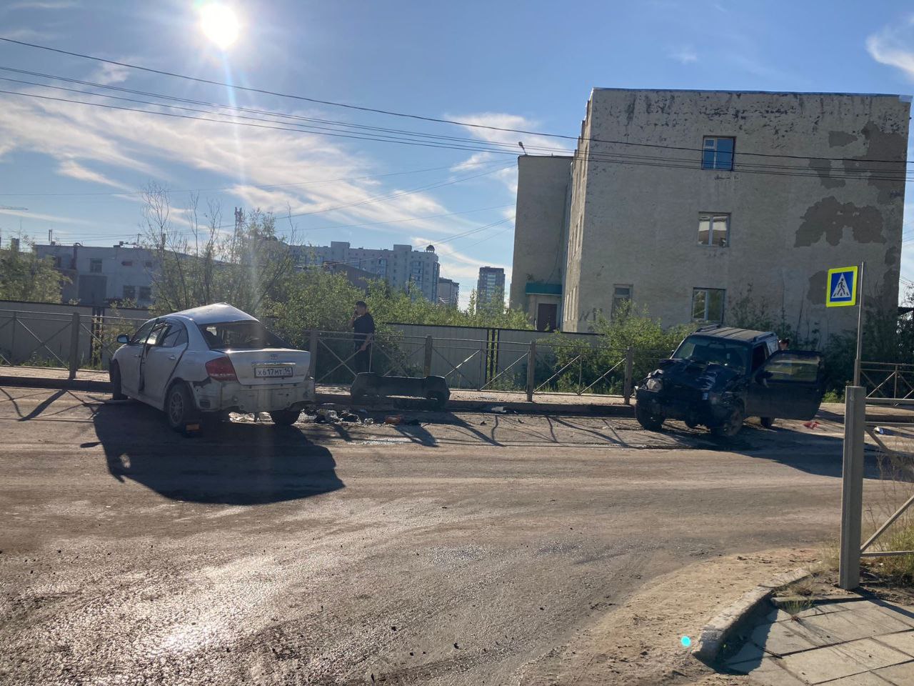 ДТП с пятью пострадавшими произошло на улице Красильникова в Якутске
