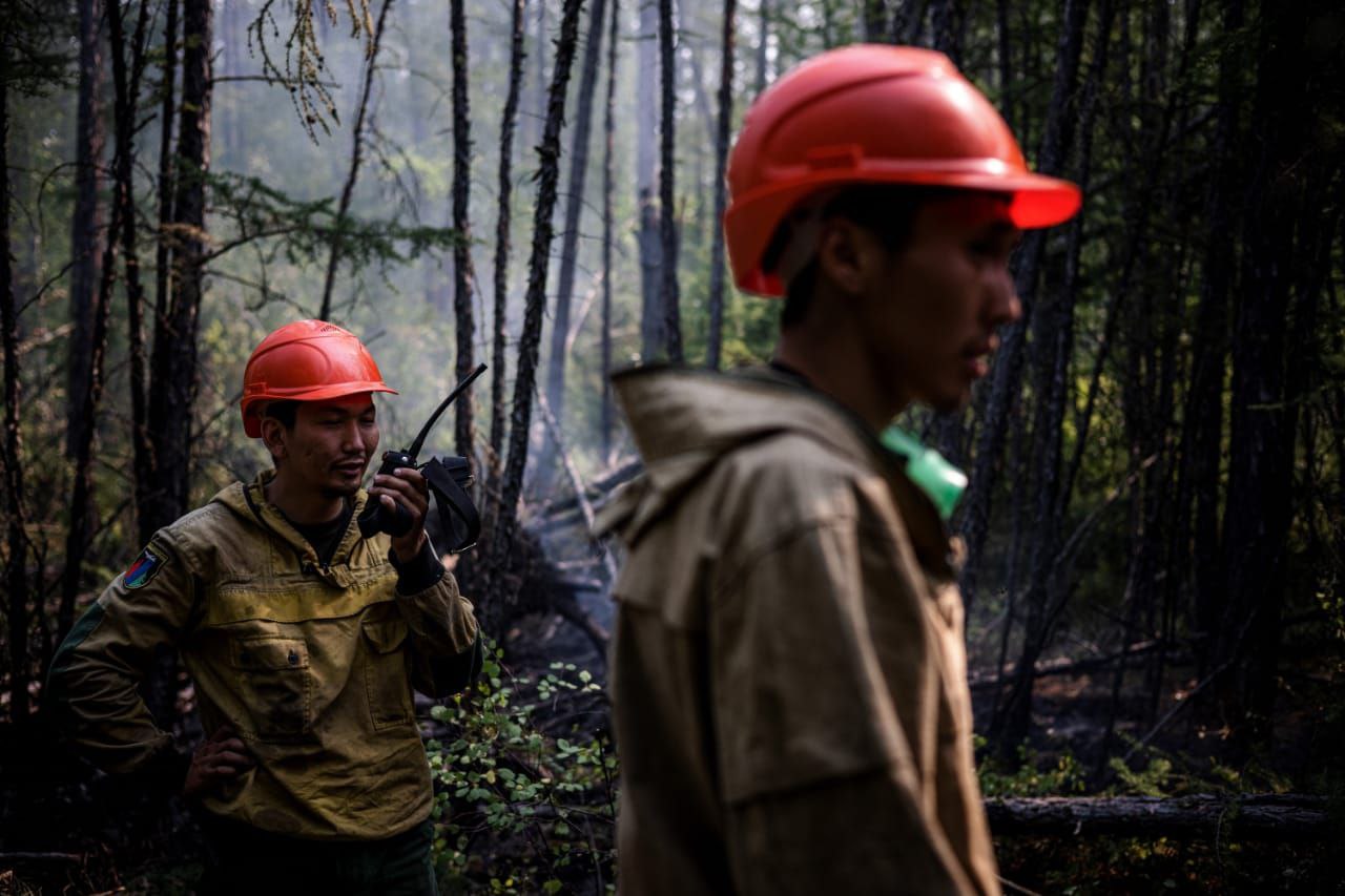 Два лесных пожара ликвидировали за сутки в Якутии