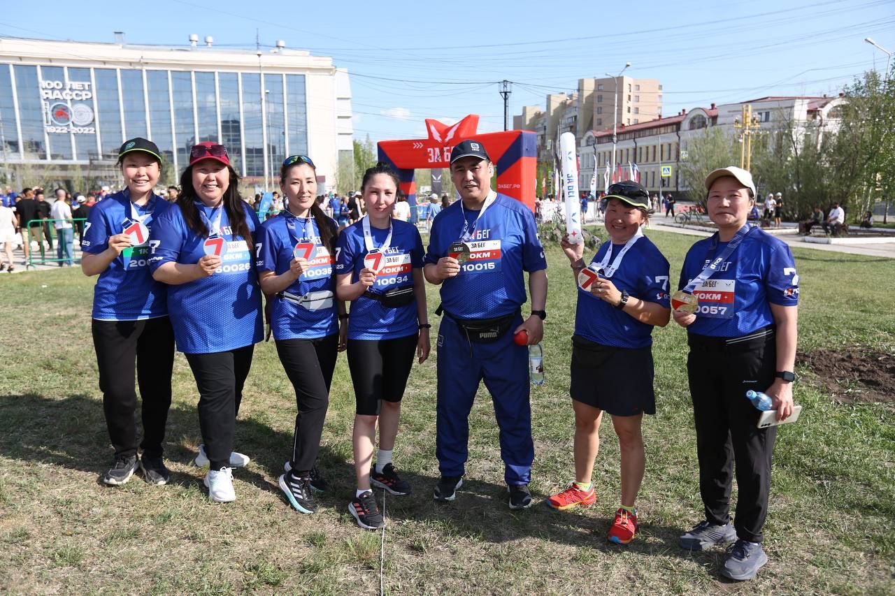 «ЗаБег.РФ» в Якутске собрал почти 800 участников