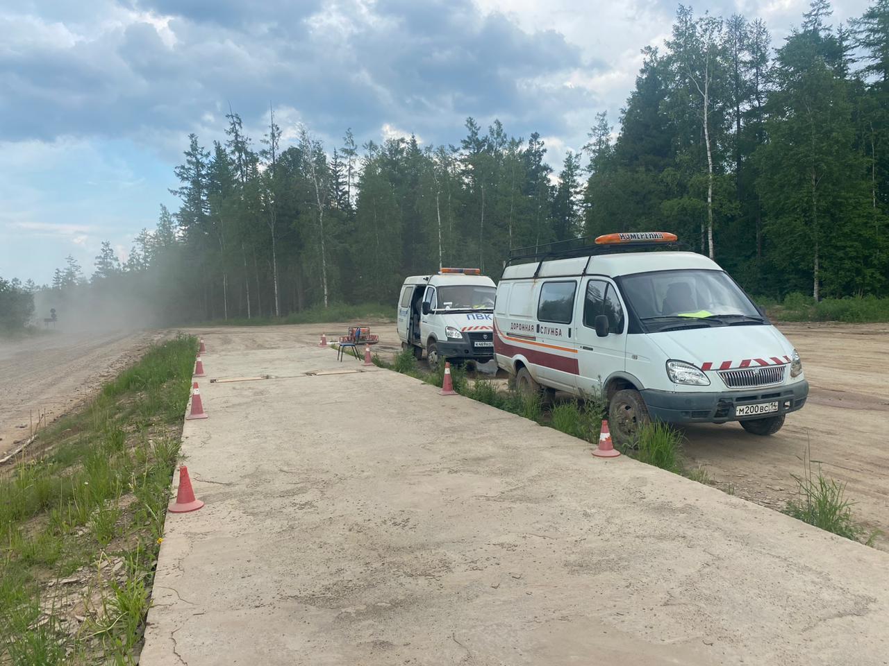 Пункты весогабаритного контроля выставили на автодорогах «Амга» и «Мухтуя» в Якутии