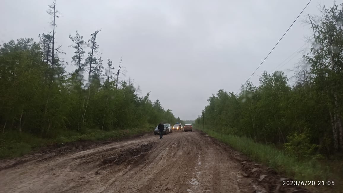 Ликвидация пучин идет на автодороге «Амга» в Якутии