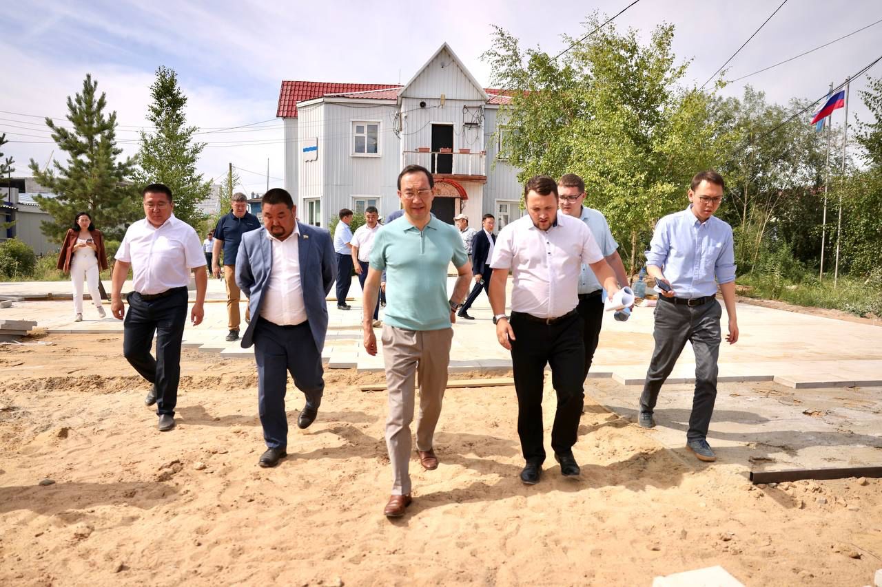 Две большие площадки и зона ворк-аута появятся в Олекминском районе Якутии