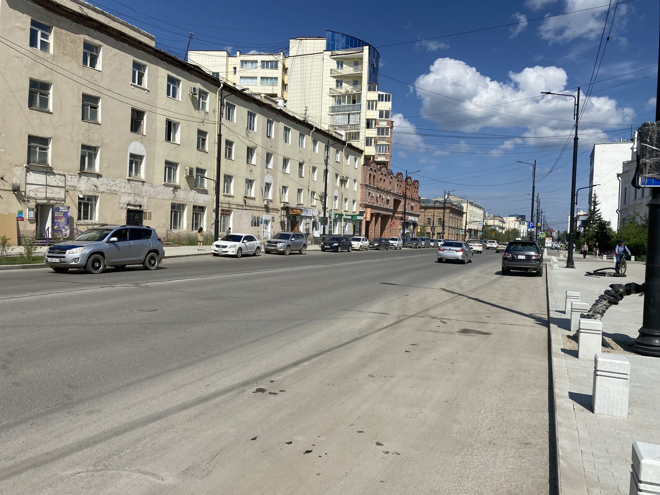 Проспект Ленина обновляют в соответствии с дизайн-кодом Якутска