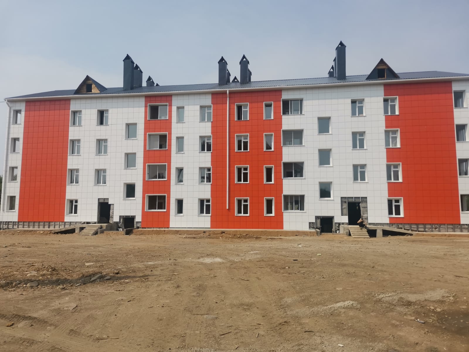 Новый дом по программе переселения из ветхого жилья строят в Алданском районе Якутии
