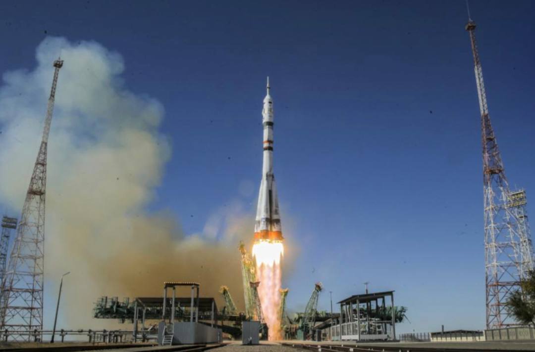 Ракета-носитель «Союз» с грузовым кораблем стартовала с космодрома Байконур