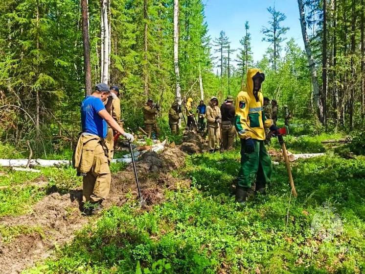 Два лесных пожара потушили в Якутии за сутки