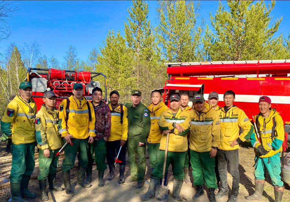 Один лесной пожар ликвидировали в Якутии за минувшие сутки
