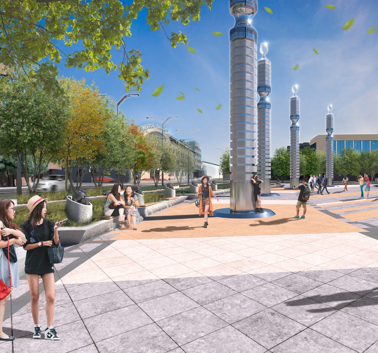 Реконструкция площади Ленина в Якутске начнется с 18 сентября
