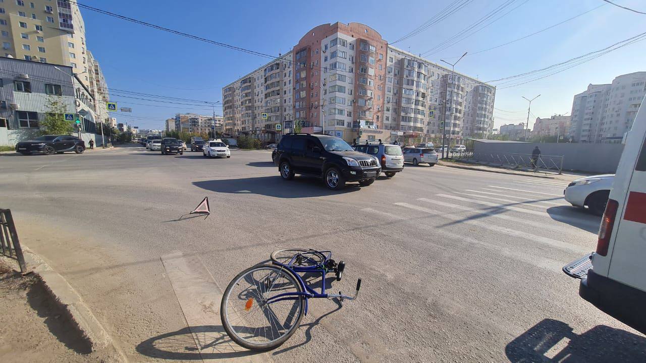 ДТП с участием нетрезвого велосипедиста произошло в Якутске