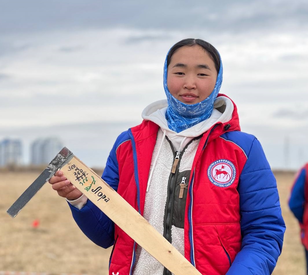 Спортсменка из Алданского района установила рекорд Якутии по метанию топора