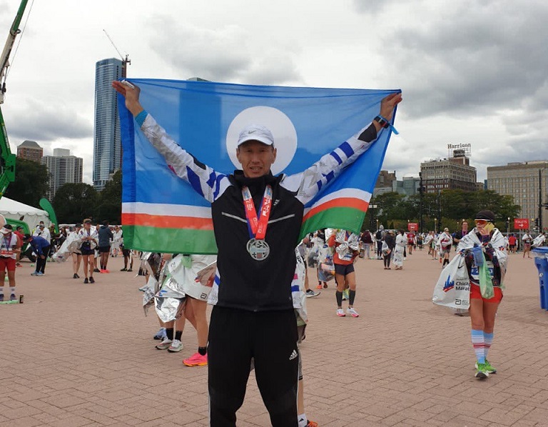 Якутянин во второй раз пробежал Чикагский марафон