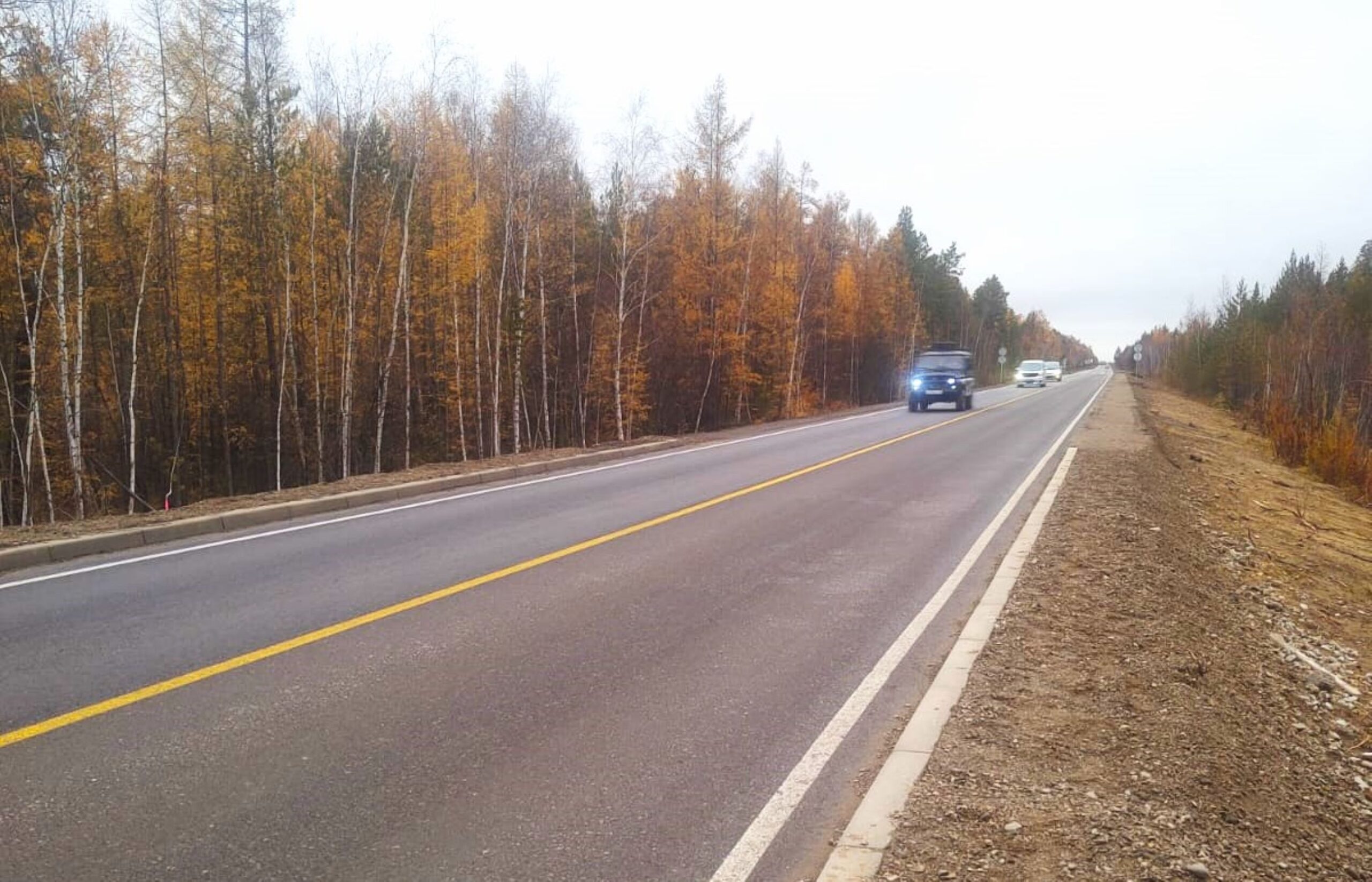 Свыше 64 километров автодорог после ремонта ввели в октябре в Якутии