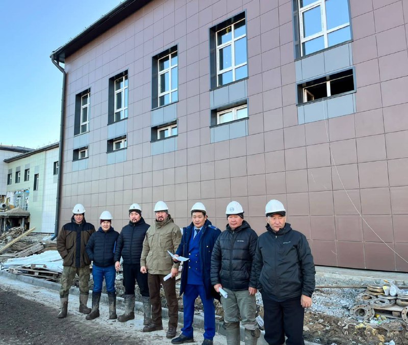 Строительство школы продолжают в селе Сайылык Кобяйского района