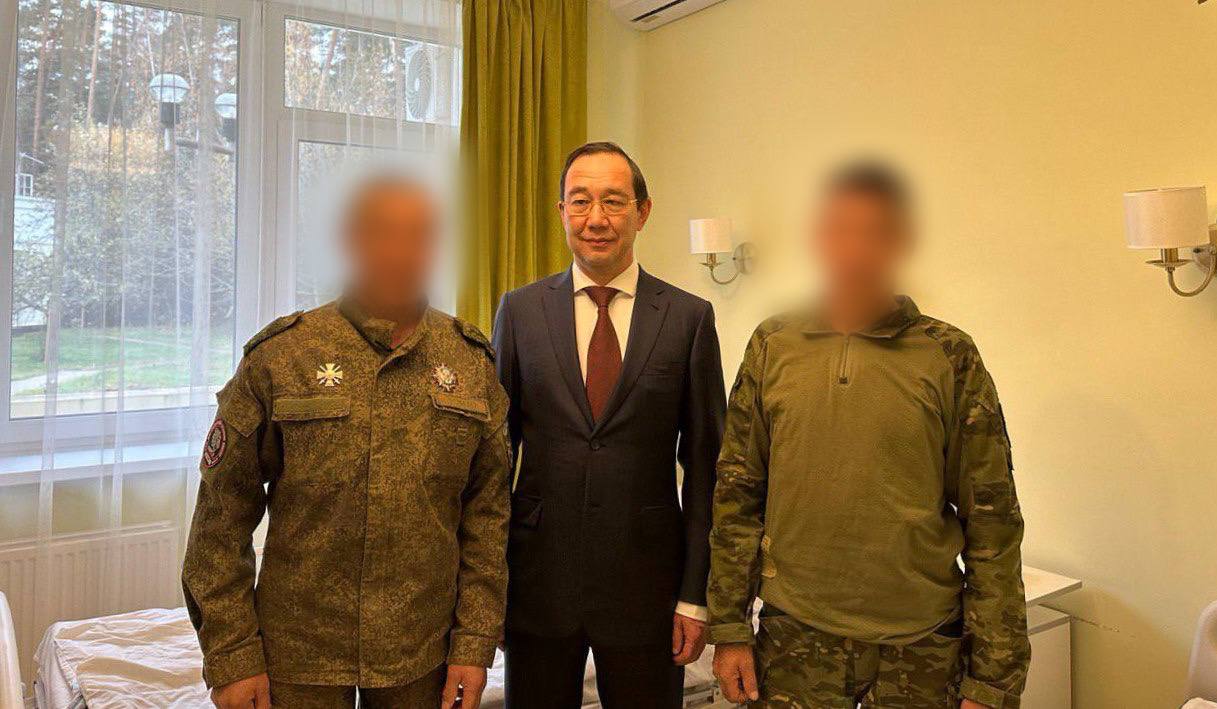 Айсен Николаев посетил  бойцов-якутян в санатории «Бэс Чагда»