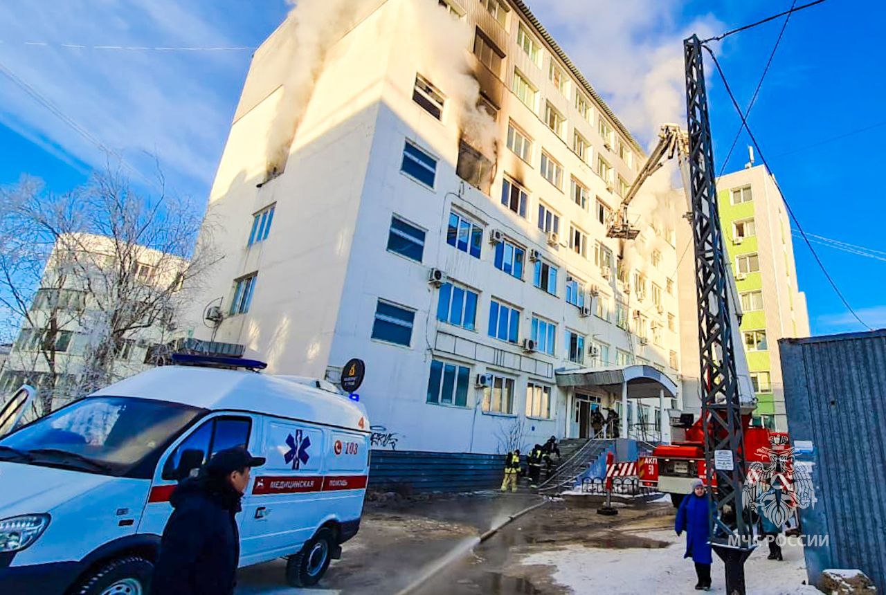 В пожаре на проспекте Ленина в Якутске есть погибший