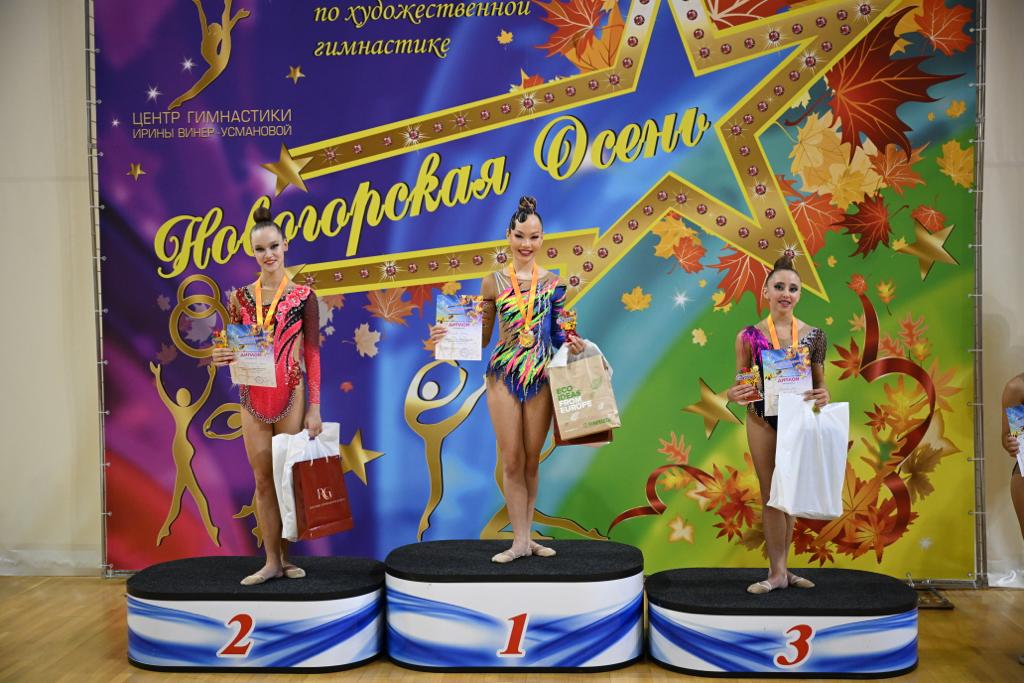 Призовые места турнира «Новогорская осень 2023» заняли гимнастки сборной Якутии