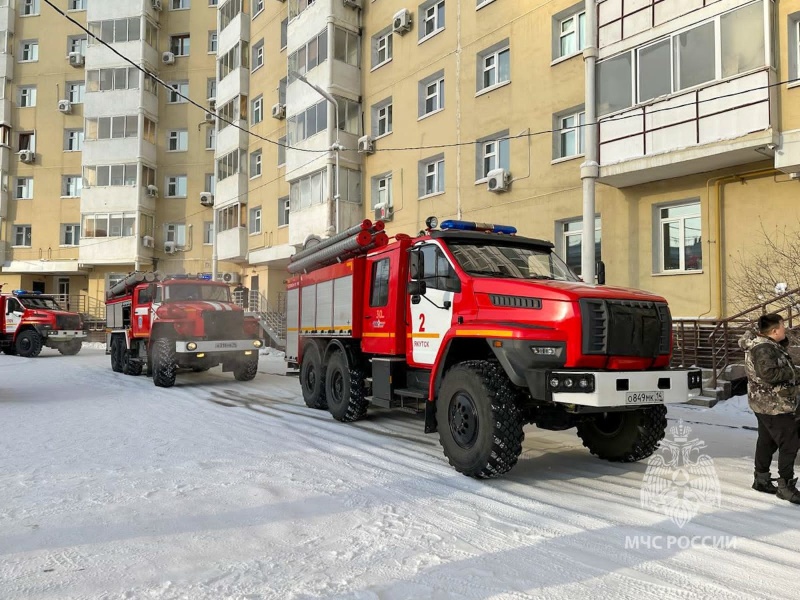 Тело мужчины обнаружили на месте пожара в Якутске