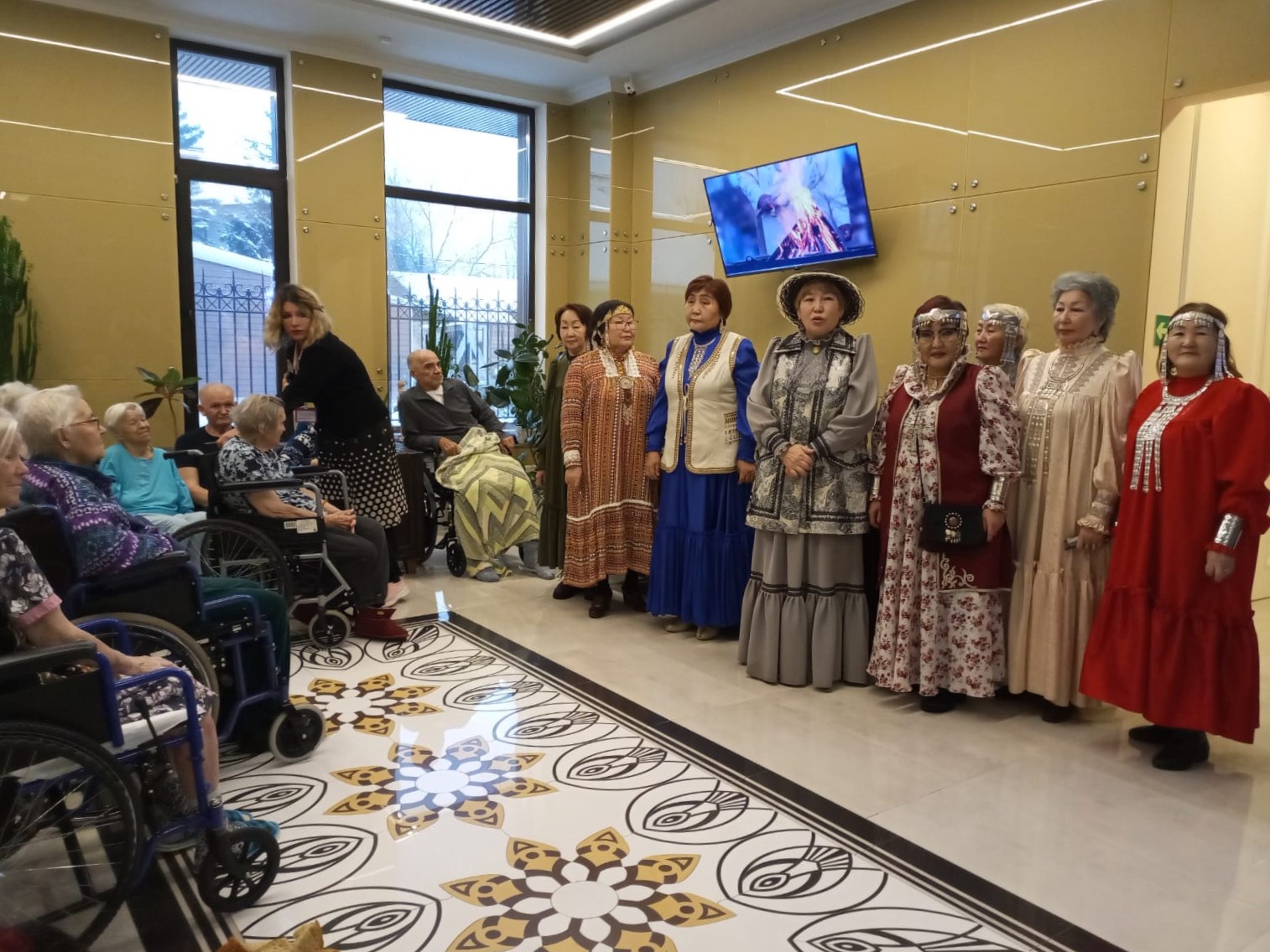 Волонтеры «Саха-Питер» посетили пансионат для пожилых в Санкт-Петербурге