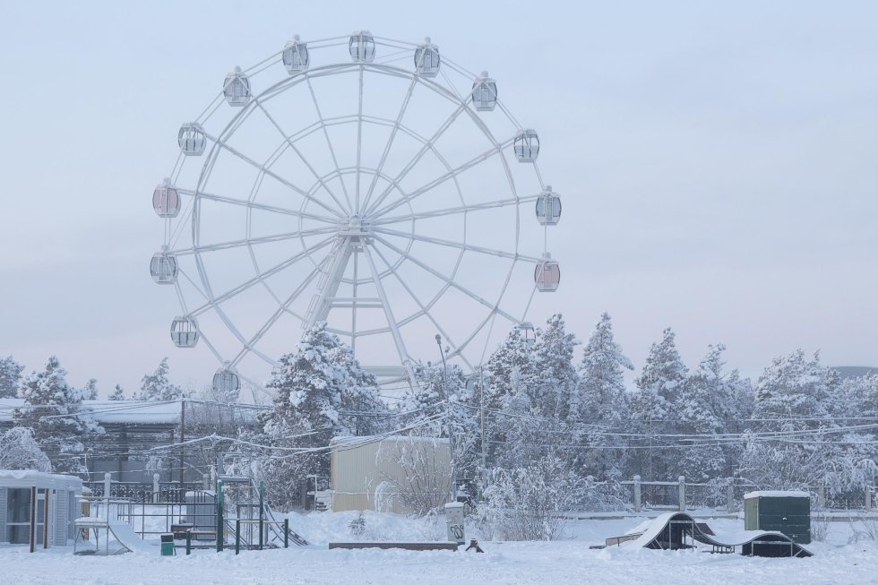Температура воздуха в заречных районах Якутии опустится до -41-46°С