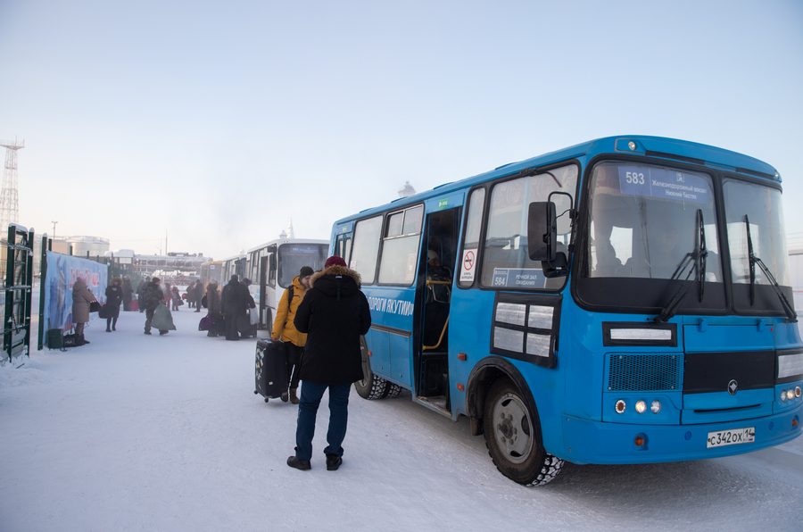 Трансфер пассажиров поезда из Якутска будет выполняться микроавтобусами с 12 декабря