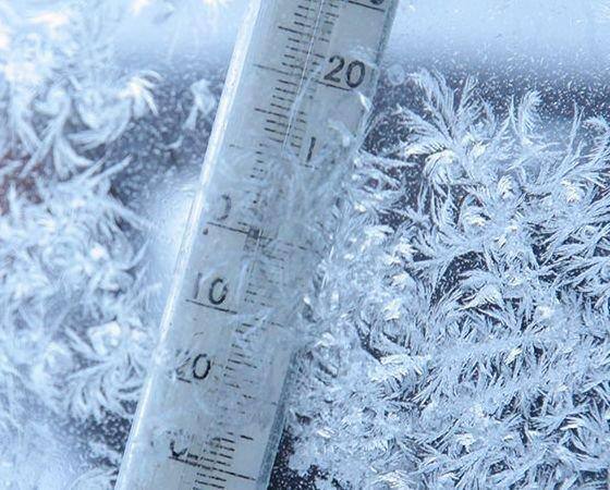 Температуру воздуха -45°С и ниже зарегистрировали в ряде районов Якутии