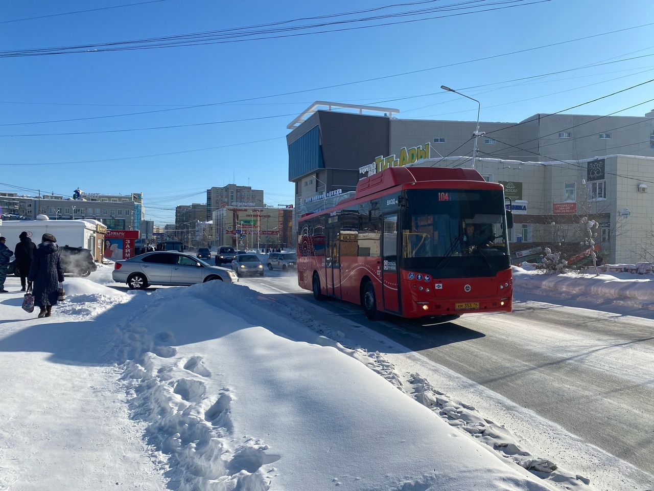 График движения автобусов Якутска исполняют на 88,7%