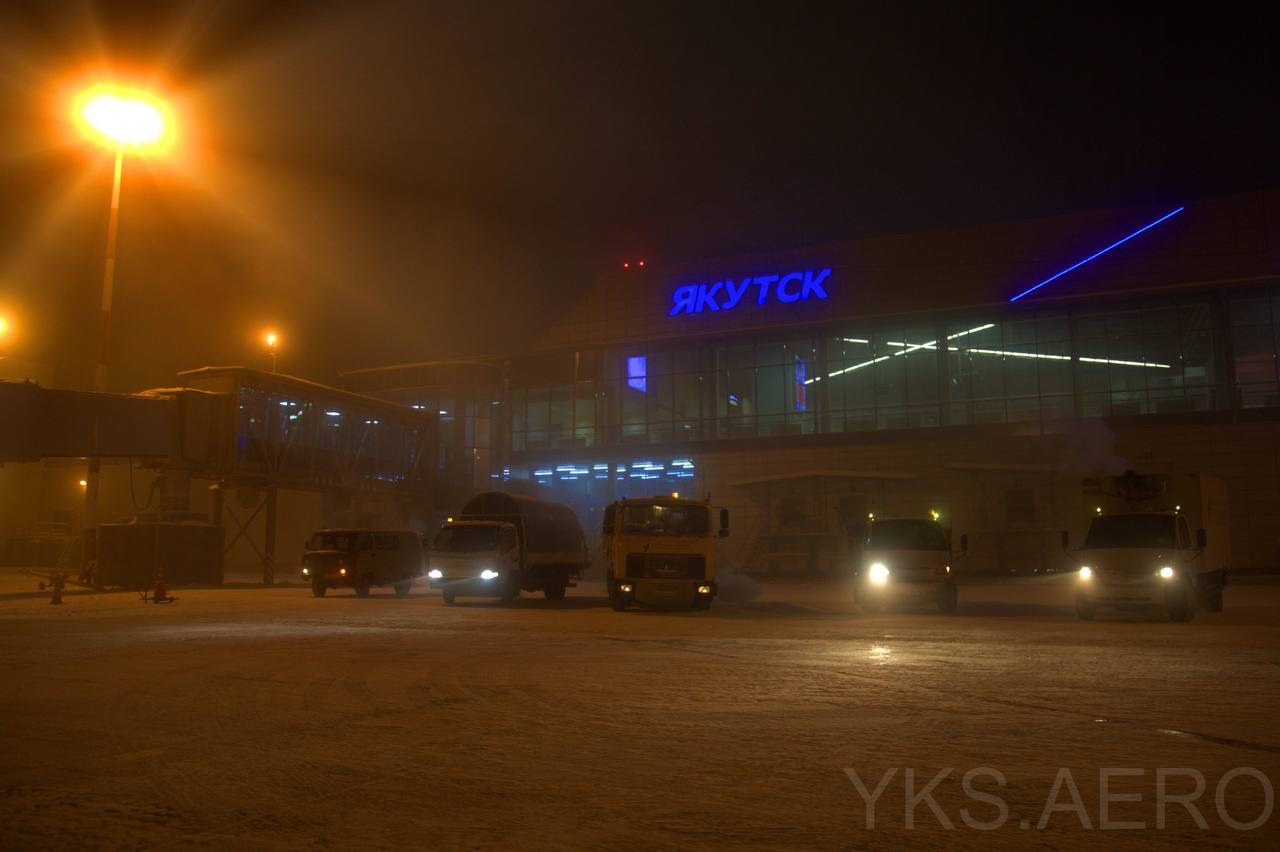 Аэропорт «Якутск» работает в штатном режиме