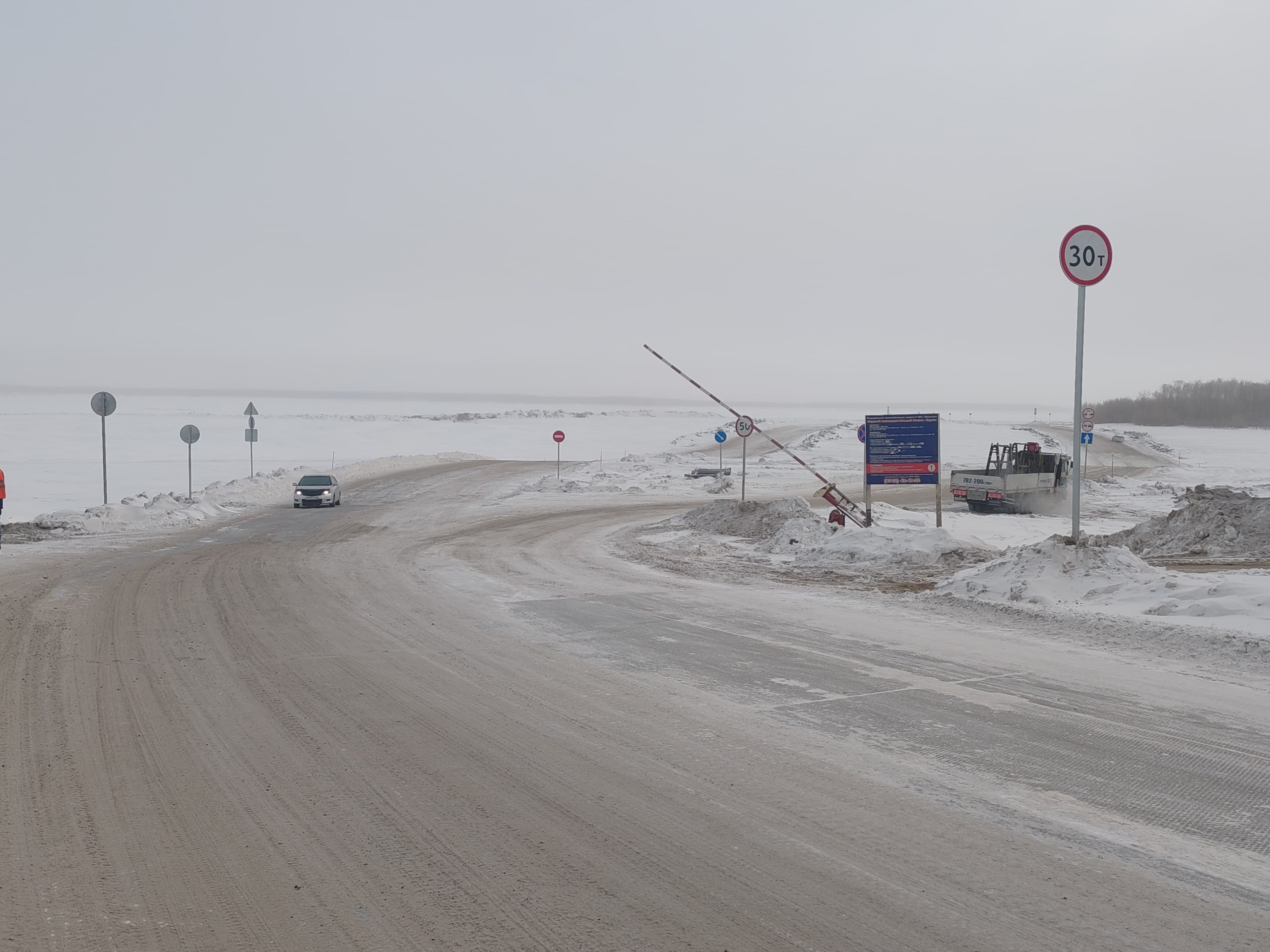 Грузоподъемность увеличили до 30 тонн на автозимнике «Якутск-Нижний Бестях»