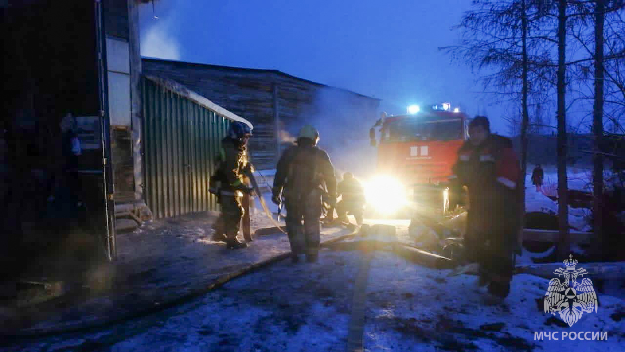 Пожар произошел в кафе в якутском поселке Чульман