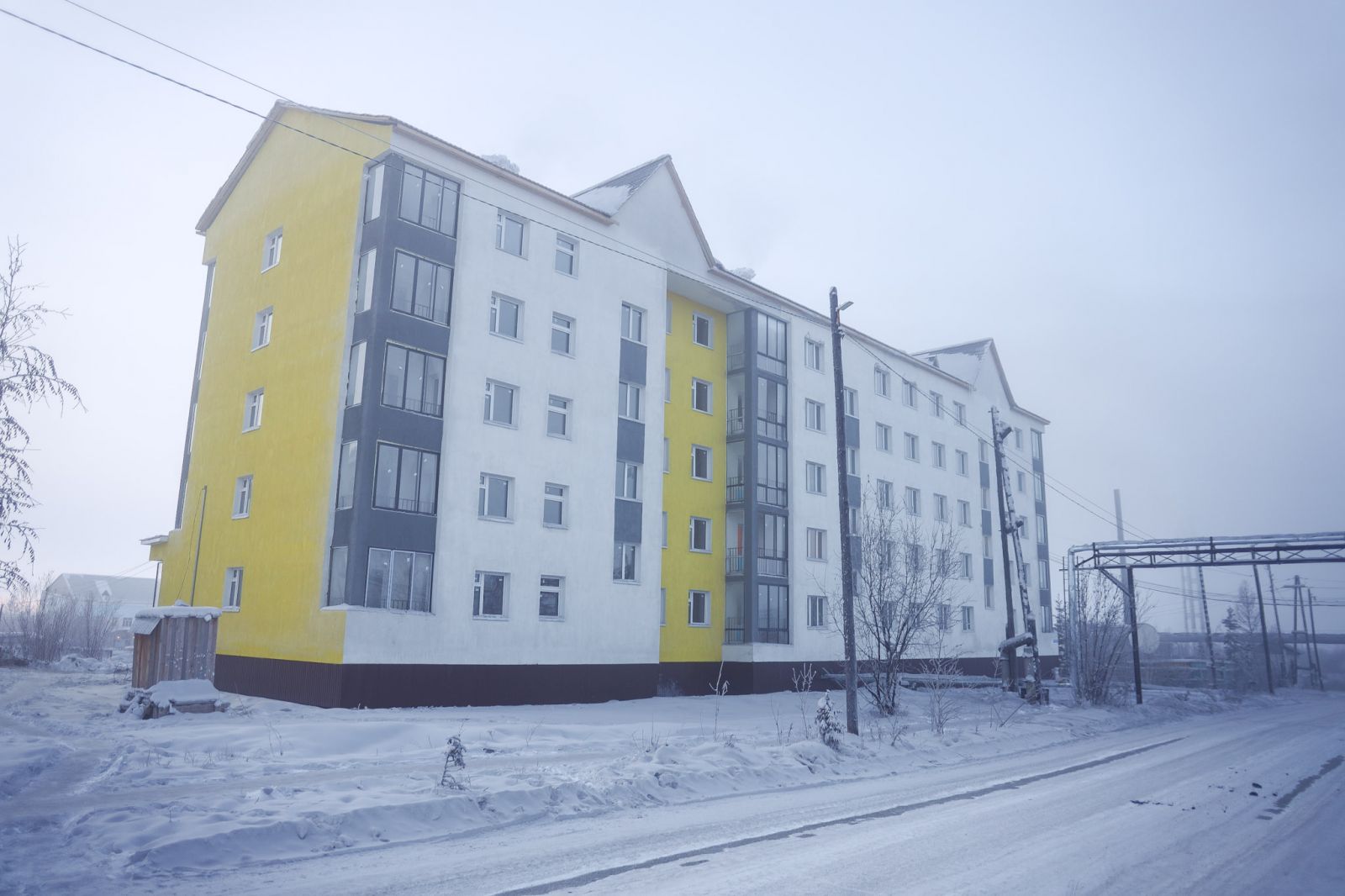 6 многоквартирных домов введут в арктических районах Якутии до конца февраля 2024 года