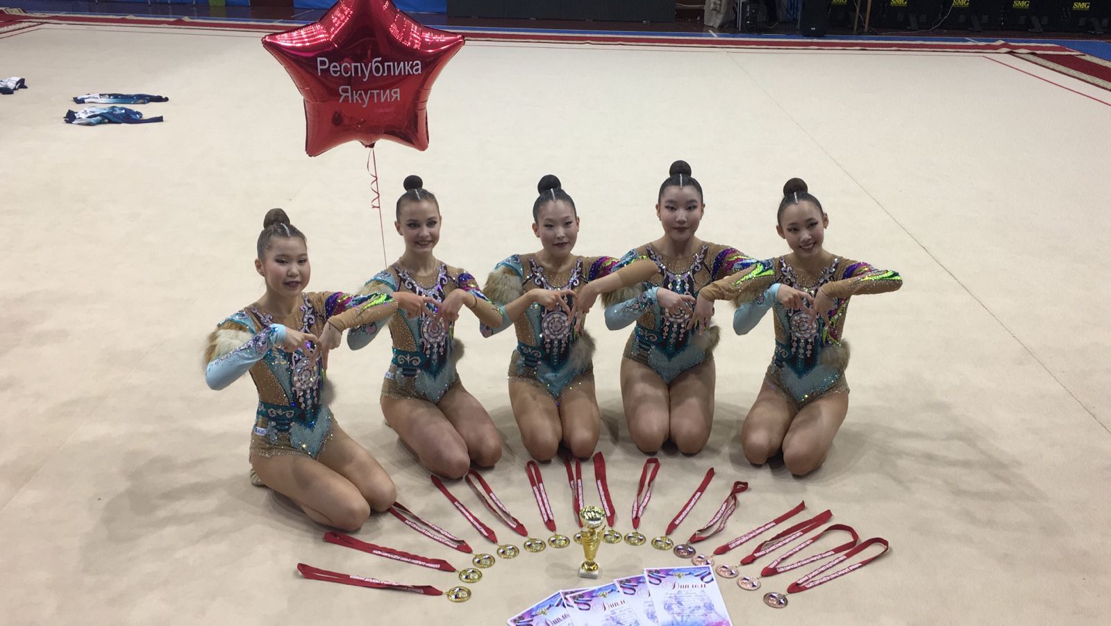 Гимнастки из Якутии впервые стали победителями чемпионата Дальнего Востока