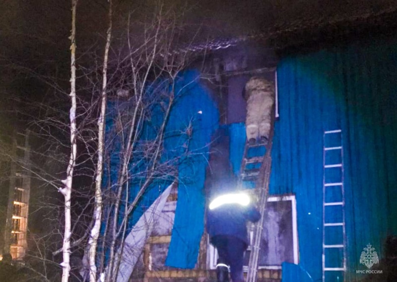 Двое детей погибли при пожаре в частном доме Верхневилюйского района